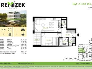 Prodej bytu 2+kk, Praha - Radlice, U Komína, 54 m2