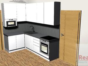 Pronájem bytu 1+1, Praha - Karlín, Kubova, 42 m2