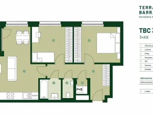 Prodej bytu 3+kk, Praha - Hlubočepy, Silurská, 72 m2