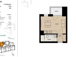 Pronájem bytu 1+kk, Praha - Stodůlky, Hasilova, 27 m2