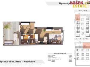 Prodej bytu 1+kk, Brno, Netušilova, 38 m2