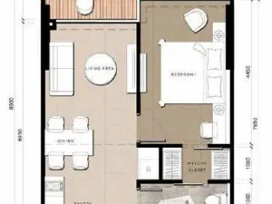 Prodej bytu 2+kk, Pattaya, Thajsko, 42 m2