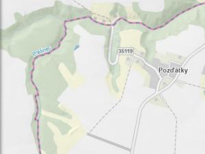 Prodej lesa, Slavičky - Pozďátky, 560 m2