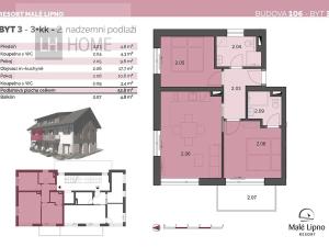 Prodej bytu 3+kk, Černá v Pošumaví, 52 m2