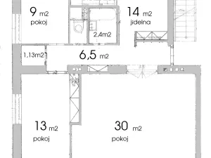 Prodej bytu 3+1, Praha - Dejvice, Vostrovská, 77 m2