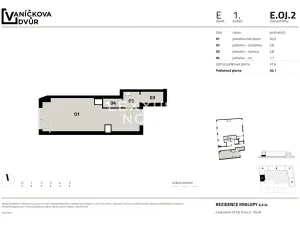 Pronájem obchodního prostoru, Kralupy nad Vltavou, Husova, 40 m2