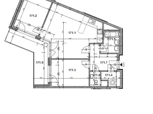 Pronájem bytu 3+kk, Praha - Háje, Sochorcova, 83 m2