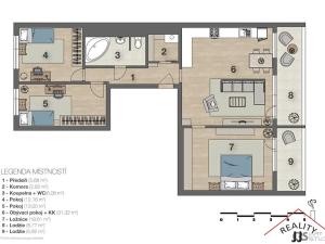 Prodej bytu 4+kk, Praha - Chodov, Augustinova, 90 m2