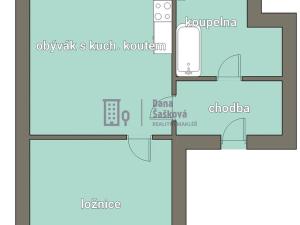 Pronájem bytu 2+kk, Jindřichův Hradec, Deštenská, 61 m2