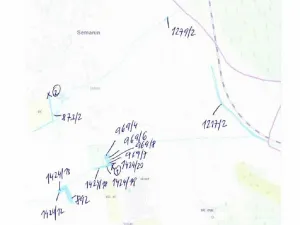 Dražba pole, Semanín, 9293 m2