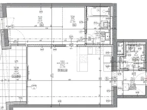 Pronájem bytu 2+kk, Praha - Karlín, Pernerova, 61 m2