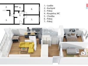 Prodej bytu 3+kk, Benešov, Pražského povstání, 70 m2