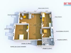 Pronájem bytu 3+1, Plzeň - Jižní Předměstí, Erbenova, 140 m2