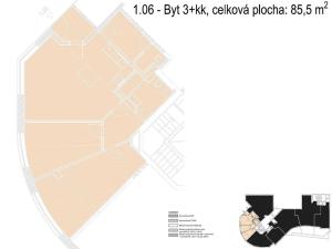 Prodej bytu 3+kk, Praha - Motol, Lékařská, 85 m2