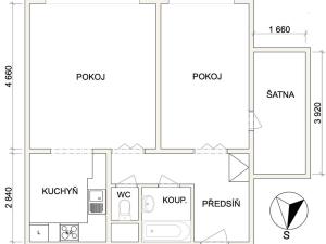 Prodej bytu 2+1, Havířov - Šumbark, Zvonková, 58 m2