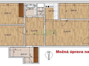 Prodej bytu 3+1, Praha - Řepy, Laudova, 88 m2
