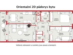 Prodej bytu 3+1, Praha - Chodov, Zdiměřická, 71 m2