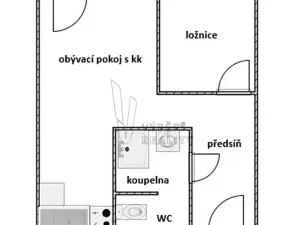 Prodej bytu 2+kk, Praha - Prosek, Prosecká, 42 m2