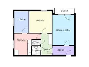 Pronájem bytu 3+1, Nová Paka, K Hájku, 67 m2