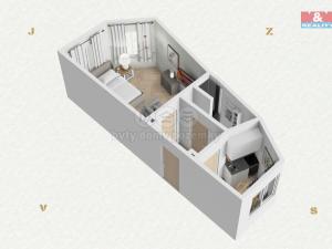 Prodej bytu 1+1, Karlovy Vary, Pražská silnice, 31 m2