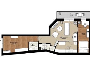 Prodej bytu 2+1, České Budějovice, Riegrova, 70 m2