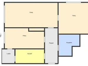 Pronájem bytu 3+1, Praha, Na dlouhém lánu, 60 m2