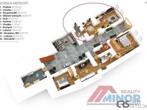 Pronájem bytu 1+kk, Slaný, Soukenická, 32 m2