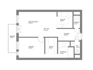 Pronájem bytu 2+kk, Praha - Liboc, Pod cihelnou, 61 m2