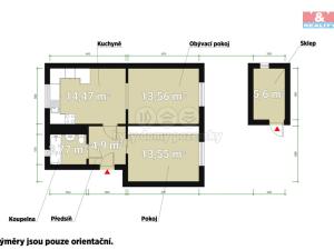 Pronájem bytu 2+1, Ostrov, Hlavní třída, 54 m2