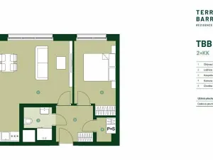 Prodej bytu 2+kk, Praha - Hlubočepy, Silurská, 55 m2