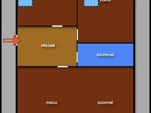 Prodej bytu 3+kk, Český Krumlov, Chvalšinská, 61 m2