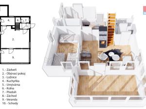 Prodej chaty, Kamenný Přívoz - Kamenný Újezdec, 69 m2