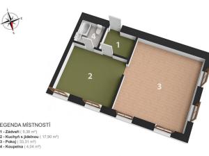 Prodej bytu 1+1, Česká Skalice, E. Beneše, 60 m2