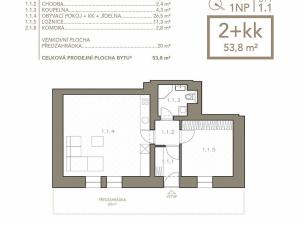 Prodej bytu 2+kk, Janov nad Nisou - Hraničná, 54 m2