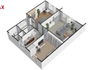 Prodej bytu 3+1, Ostrava - Poruba, Slavíkova, 78 m2