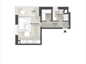 Prodej bytu 1+kk, Liberec, Polní, 37 m2