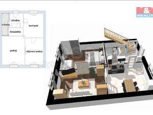Prodej rodinného domu, Kladno - Kročehlavy, Riegrova, 77 m2