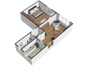 Prodej bytu 2+1, České Budějovice, L. M. Pařízka, 55 m2