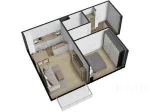 Prodej bytu 2+kk, Písek, K Háječku, 43 m2