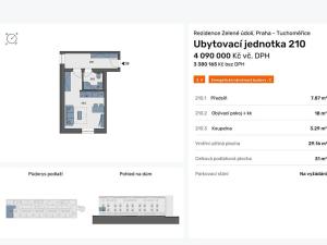 Prodej bytu 1+kk, Tuchoměřice, V Kněžívce, 31 m2