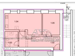 Pronájem bytu 2+kk, České Budějovice, K. Weise, 50 m2