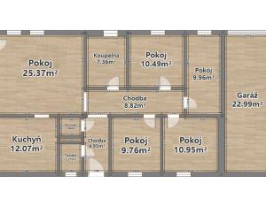 Prodej rodinného domu, Plzeň - Lhota, Meduňková, 104 m2
