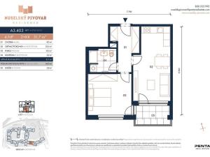 Pronájem bytu 2+kk, Praha - Nusle, Muzikova, 60 m2