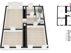 Prodej bytu 3+kk, Miletín, Komenského, 76 m2