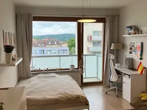 Pronájem bytu 1+kk, Praha - Modřany, Československého exilu, 35 m2