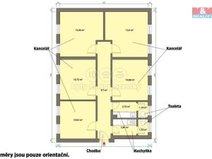 Pronájem kanceláře, Mariánské Lázně - Úšovice, U Mlékárny, 77 m2