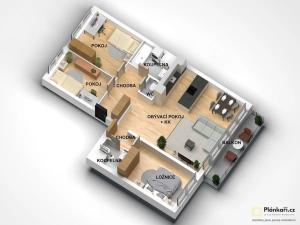 Prodej bytu 4+kk, Praha - Stodůlky, Fantova, 91 m2