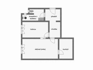 Prodej bytu 2+1, Praha - Žižkov, Baranova, 50 m2