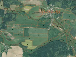 Dražba pozemku, Mirotice, 2214 m2