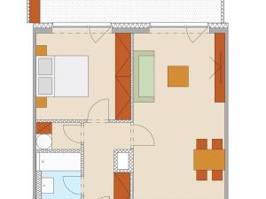 Pronájem bytu 2+kk, Praha - Košíře, Hlaváčkova, 65 m2